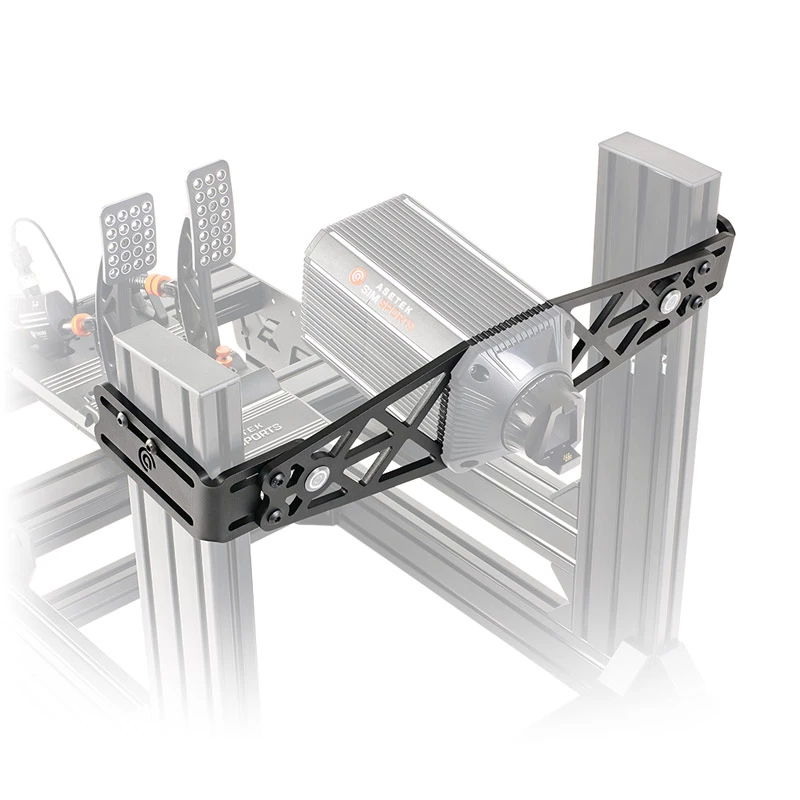 Soporte de montaje Asetek SimSports Acero Negro 135x535x168mm