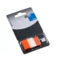 Índice de papel Global Notes, 25x43 mm, naranja, plástico (1x50) 0718-205