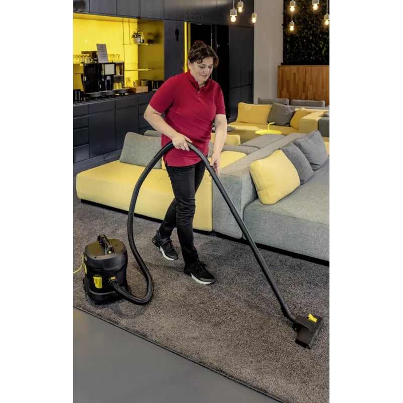 Aspirador | KARCHER | Potencia de entrada 850 W | Capacidad de polvo 11 L | Aspirador de tambor | Tipo de limpieza en seco | Recipiente de polvo bolsa | Color negro | 1.527-222.0