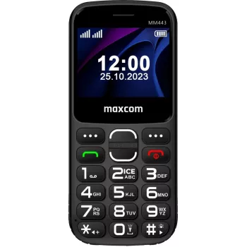 Maxcom Comfort MM443 S Nabjacou Stanicou ierna/negro