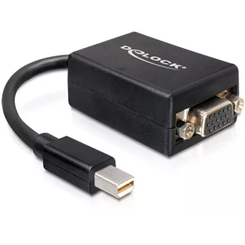 Adaptador de cable de vídeo DeLOCK 65256 Mini DisplayPort a VGA