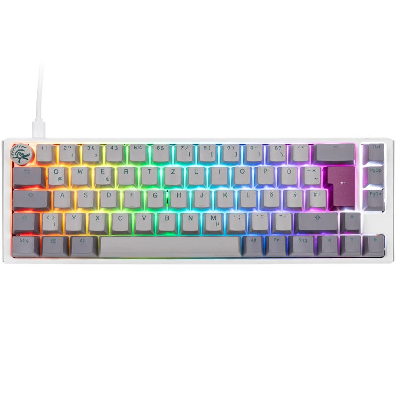 Teclado Ducky One 3 SF, gaming, USB, QWERTZ, alemán, gris