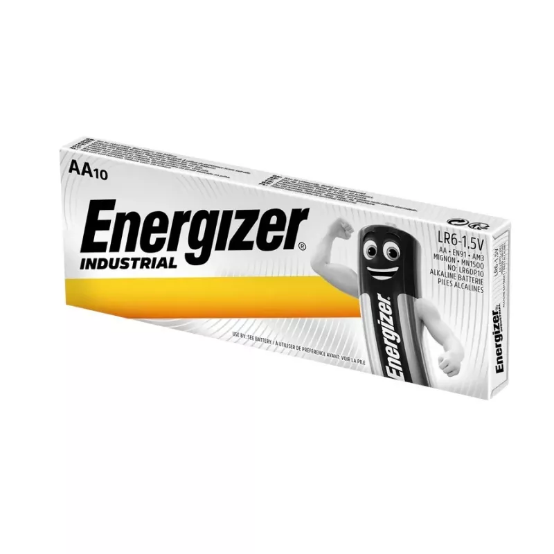Pilas alcalinas Energizer Industrial AAA - 6 packs de 10 + 6 packs de 10 gratis