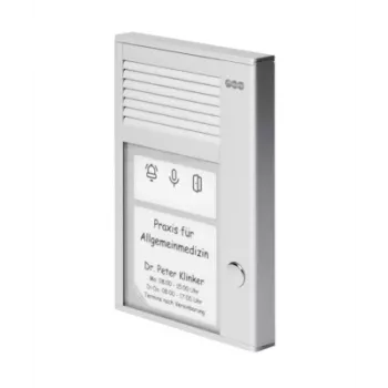 Auerswald TFS-Dialog 211 aluminio portero eléctrico cableado IP22
