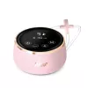 Sacaleches eléctrico neno Bella Twin – electrónico, biberones de 150 ml, 6 niveles de estimulación / 9 de succión, batería de Li-Ion USB, rosa/transparente