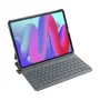 Teclado Inateck BK2007 QWERTY Bluetooth gris con touchpad inalámbrico