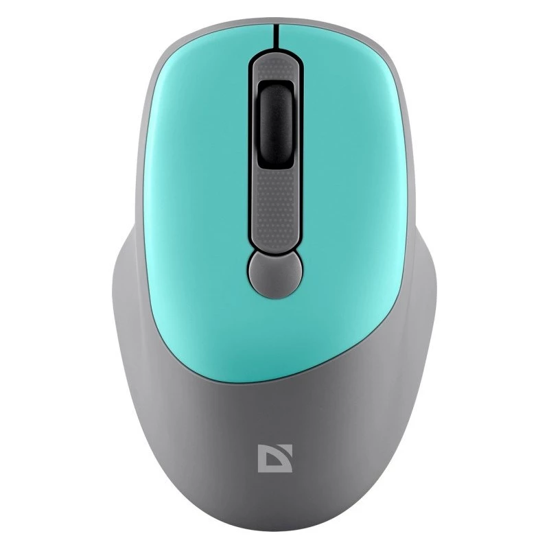 Defender Feam MM-296 52294 ratón inalámbrico, clic silencioso, óptico, 1600 DPI, USB, menta