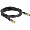 Cable coaxial RG-6/U DeLOCK 88923 2m IEC negro
