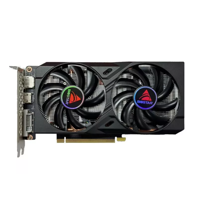 Tarjeta gráfica BIOSTAR GeForce GTX 1660 Ti – 6 GB GDDR6, 192 bits, PCIe 3.0, doble ventilador