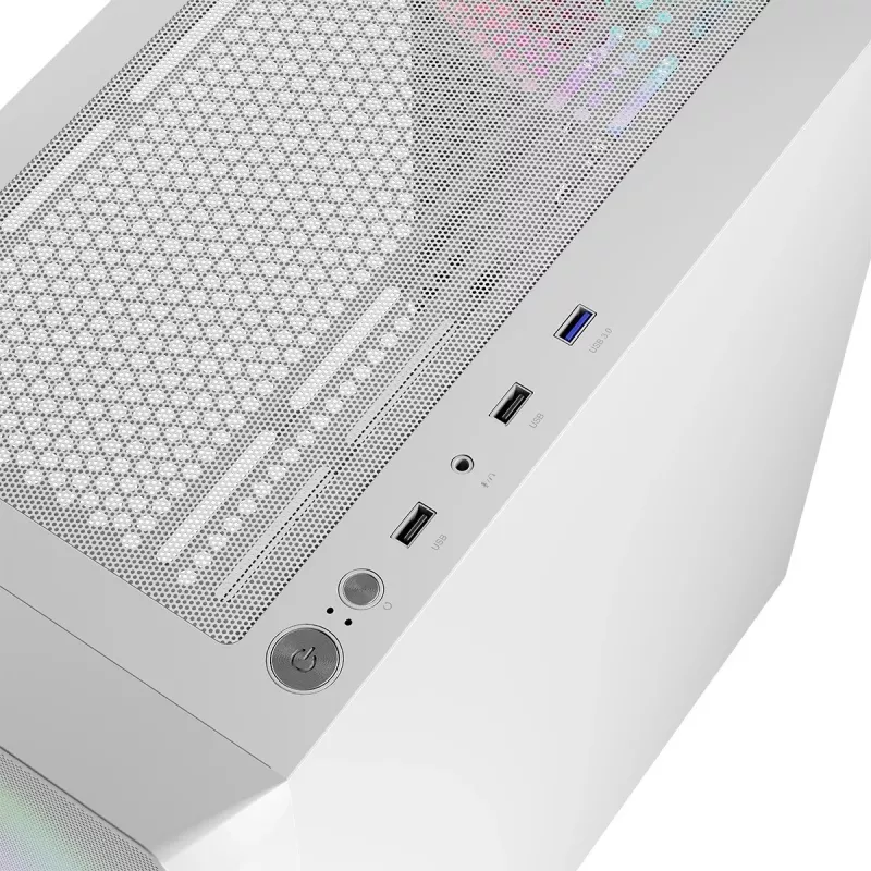 Carcasa Logic PORTOS ARGB MINIDI USB 3.0 Blanca