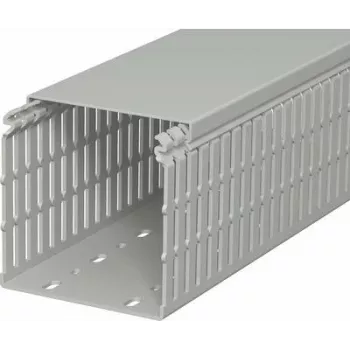 Canal de cableado LKV/N 100100 100x100 gris piedra (6178441)