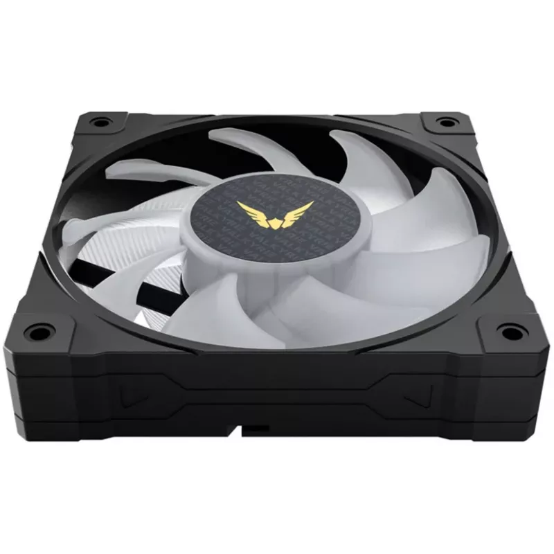 Ventilador de carcasa Valkyrie VK-FANB12FB 120 mm ARGB, 120×25 mm, compatible con PWM