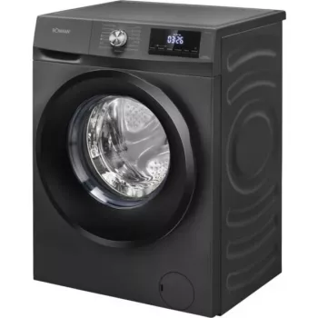 Lavadora secadora de libre instalación Bomann WAT7186 8 kg de lavado / 5 kg de lavado y secado, 1400 rpm, titanio negro