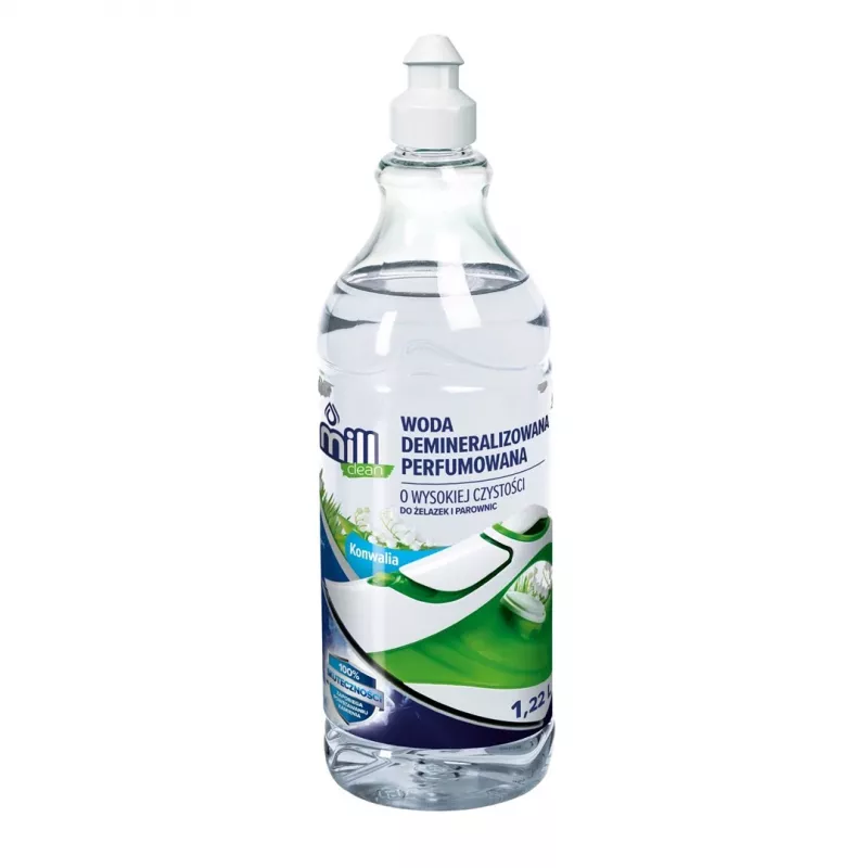 Agua desmineralizada para planchas Mill 1,22 L — aroma a lirio de los valles