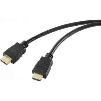 Cable de conexión HDMI AV TV monitor [1x conector macho HDMI - 1x conector macho HDMI] 5,00 m (SP-10481300)