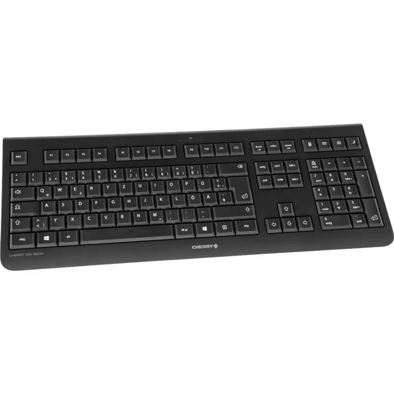 CHERRY DW 3000 teclado ratón incluido universal RF Wireless QWERTZ alemán negro