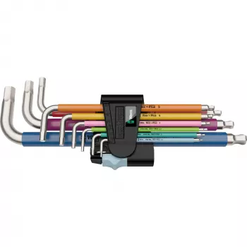 Wera 05022669001 llave hexagonal en L métrica 9 uds.
