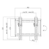 Soporte de pared para TV, 23-42