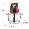 Russell Hobbs 27130-56 picadora eléctrica 0,5 L 200 W negro, rojo, transparente