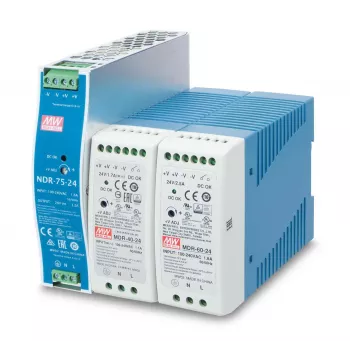 Fuente de alimentación PLANET PWR-60-24 60 W Azul Blanco