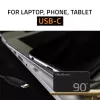 Cargador de pared Qoltec 90W GaN Super Fast SLIM | XP | 5-20V | 4,5A | USB-C 3.1 | portátil | MacBook | smartphone | + cable