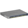 NETGEAR Switch inteligente apilable Gigabit/10G PoE de 52 puertos (GS752TXP)