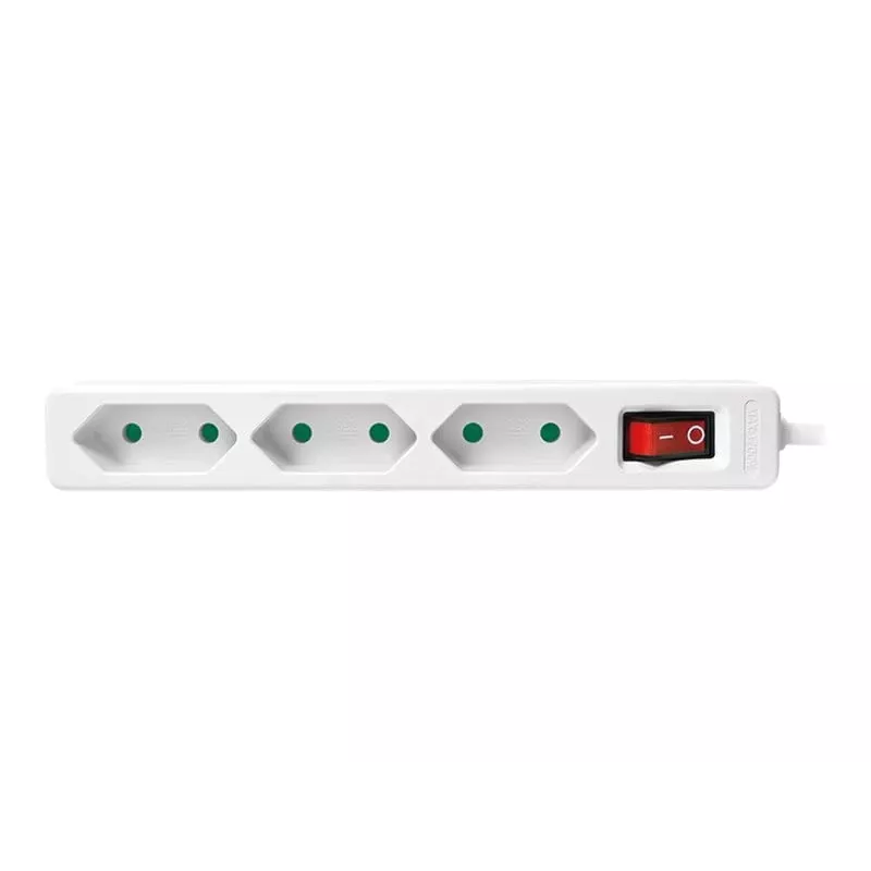 Regleta de alimentación LogiLink LPS230 1,5 m 3 tomas de CA interior blanco