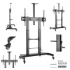 Soporte de TV Gembird TVS-100T-02 altura ajustable para televisores de hasta 100