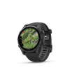 Garmin fenix 8 AMOLED Sapphire 43 mm reloj inteligente GPS, pantalla táctil de 3,3 cm (1,3") 416 x 416, Wi-Fi, titanio Carbon Grey DLC, correa de silicona Black/Pebble Grey, negro
