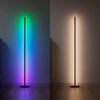 Lámpara de pie Nanoleaf N7204K02-1FL 22W RGBW – iluminación RGB ajustable y blanca regulable