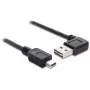 Cable USB DeLOCK 85175 USB 2.0 0,5 m USB A Mini-USB B negro