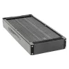 Bloque refrigerador Aqua-Computer 33705 — aluminio/cobre/acero inoxidable, 320×140×40 mm, gris/plata
