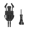 Telesin GP-BPM-005 soporte para correa de mochila con gancho en J de 360° para GoPro/Osmo Action, ajustable, de clip