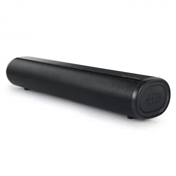 Barra de sonido Muse M-1520SBT — 50 W RMS, con cable e inalámbrica, negra, 660×60×59 mm