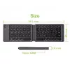 Teclado inalámbrico plegable Bluetooth 3.0