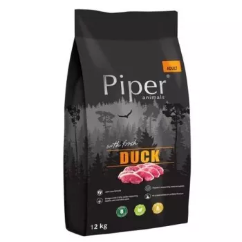 Pienso seco para perros Dolina Noteci Piper Animals con pato 12 kg — adulto, todas las tallas de raza, 27 % proteína, 16 % grasa