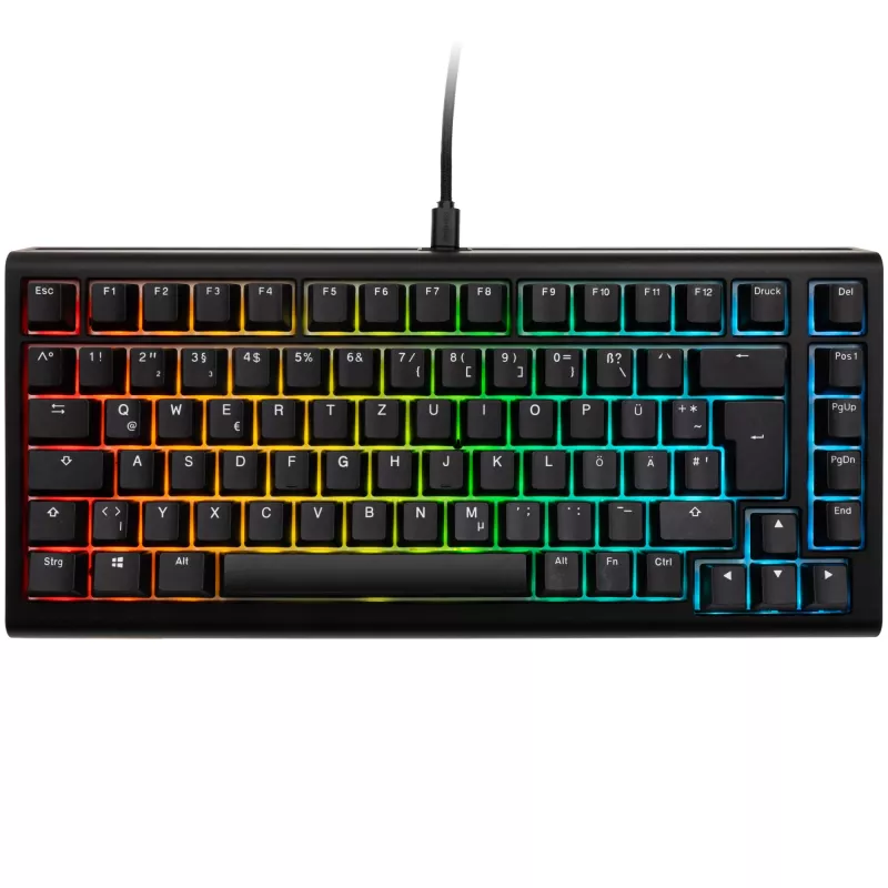 Ducky Tinker 75 Teclado Gaming USB Alemán Negro