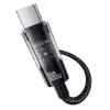 Cable de carga rápida USB A a USB C Baseus Gem 2 m 100 W negro