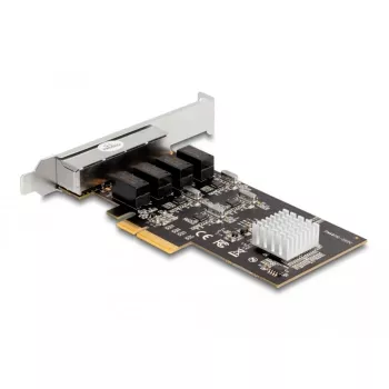 Tarjeta DeLOCK PCI Express x4 4 x RJ45 Gigabit LAN RTL8111 - PCIe - RJ-45 - PCIe 2.0 - plata - PC - Windows 10 - Windows 11 - Windows 8.1 (88618)
