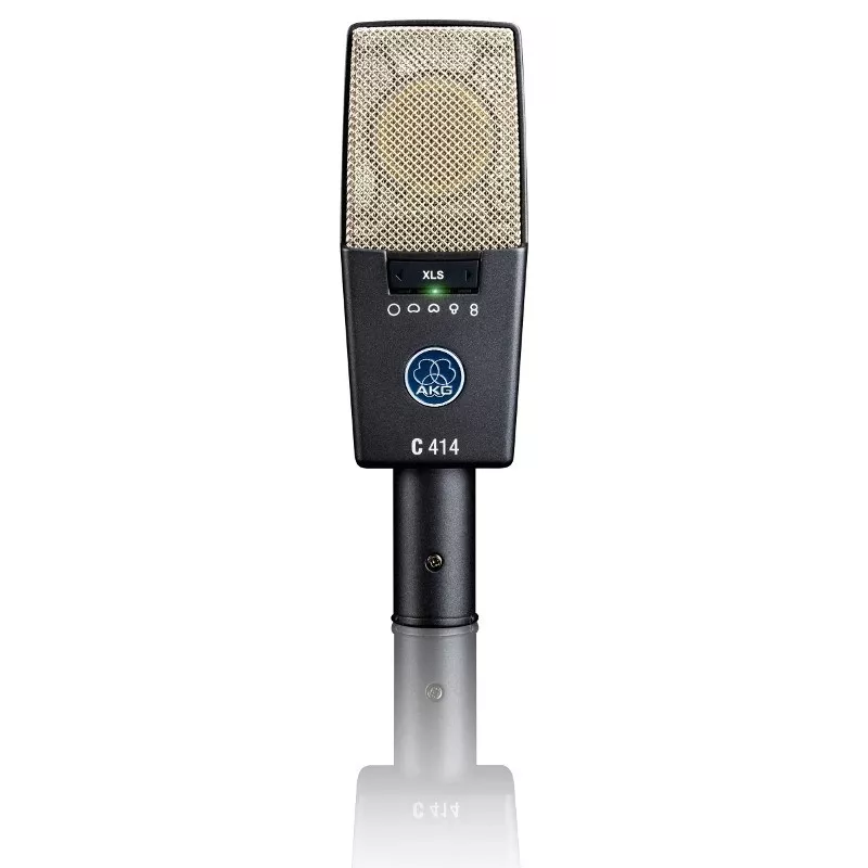 Micrófono AKG C414 XLS gris, plata micrófono de estudio