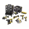 DeWalt DCK685P3T 18V Maletín de herramientas a batería — 3 baterías de 5,0 Ah, martillo DCH273, amoladora angular, maletín