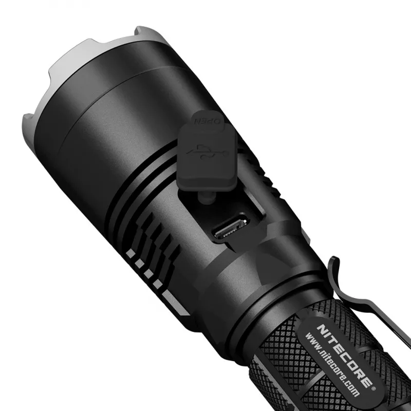 Linterna de mano LED Nitecore MH27UV negra