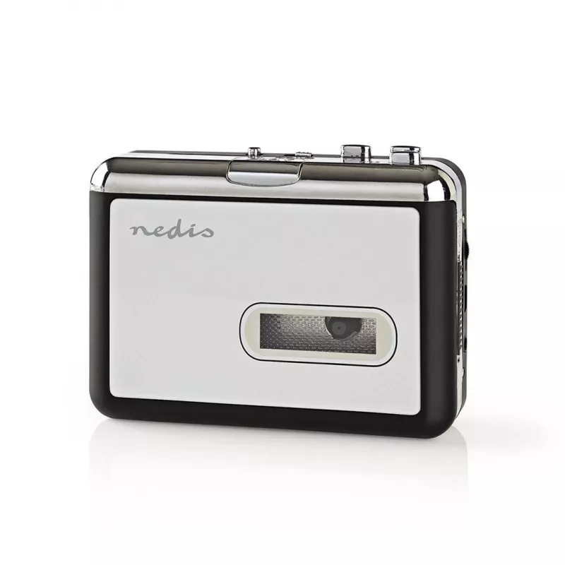 Nedis ACGRU100GY Convertidor de casete USB / 3,5 mm Alimentación USB/batería Gris