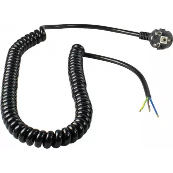 Cable de alimentación AS Schwabe 70428, negro, 2 m, cable de red para ordenadores y periféricos