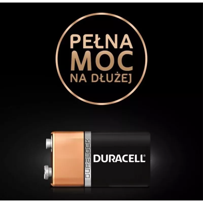 Pila Duracell 9V pack individual 9VDUR BT0009