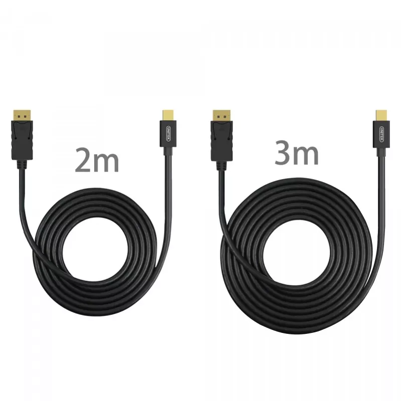 Cable miniDisplayPort/DisplayPort M/M 2 m; Y-C611BK