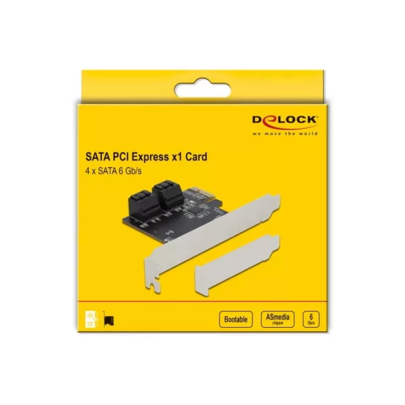 Tarjeta SATA PCI Express x1 DeLOCK 90010 formato low-profile