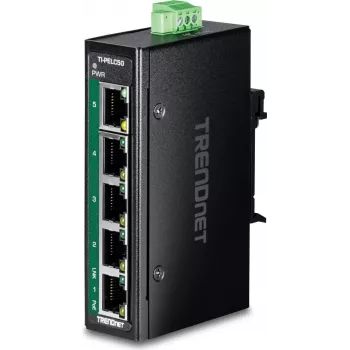 TRENDnet 5-PORT INDUSTRIAL FAST ETHERNE - Switch - 5 puertos (TI-PELC50)