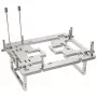 Caja de banco de pruebas mini Streacom BC1 Mini V2 plata — marco compacto de estructura abierta