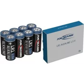 ANS 1520-0013 - Pila alcalina LR1 pack de 8 - Pila (1520-0013)